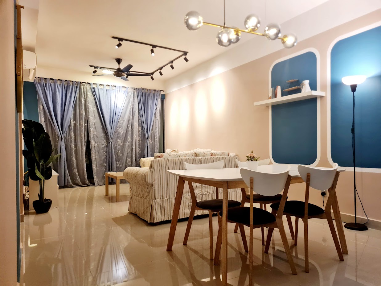 Dining area inside the unit